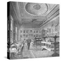 Dining Room of the Garrick Club, 1897-null-Stretched Canvas