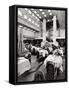 Dining Room on the Ocean Liner 'Ile De France', 1926 (B/W Photo)-French Photographer-Framed Stretched Canvas