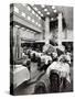 Dining Room on the Ocean Liner 'Ile De France', 1926 (B/W Photo)-French Photographer-Stretched Canvas