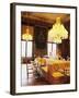 Dining Room with Black Crystal Chandelier, Le Cristal Room, Baccarat Restaurant, France-Per Karlsson-Framed Photographic Print