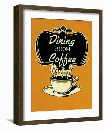 Dining Room-Catherine Jones-Framed Art Print