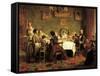 Dining Room-William Powell Frith-Framed Stretched Canvas