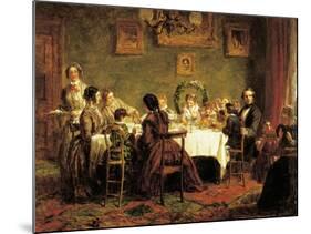 Dining Room-William Powell Frith-Mounted Giclee Print