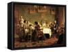 Dining Room-William Powell Frith-Framed Stretched Canvas