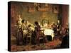 Dining Room-William Powell Frith-Stretched Canvas