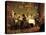 Dining Room-William Powell Frith-Stretched Canvas