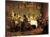 Dining Room-William Powell Frith-Stretched Canvas