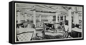 Dining Saloon of the 'Lusitania'-null-Framed Stretched Canvas