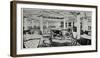 Dining Saloon of the 'Lusitania'-null-Framed Premium Photographic Print