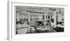 Dining Saloon of the 'Lusitania'-null-Framed Premium Photographic Print