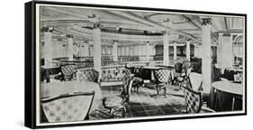 Dining Saloon of the 'Lusitania'-null-Framed Stretched Canvas