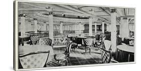 Dining Saloon of the 'Lusitania'-null-Stretched Canvas