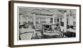 Dining Saloon of the 'Lusitania'-null-Framed Photographic Print