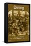 Dining-Wilbur Pierce-Framed Stretched Canvas