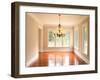 Diningroom with Windows-Wollwerth Imagery-Framed Photographic Print