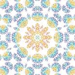 Radial Dotted Pattern-Dink101-Art Print