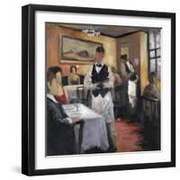 Dinner at Eight 1-Marc Taylor-Framed Art Print