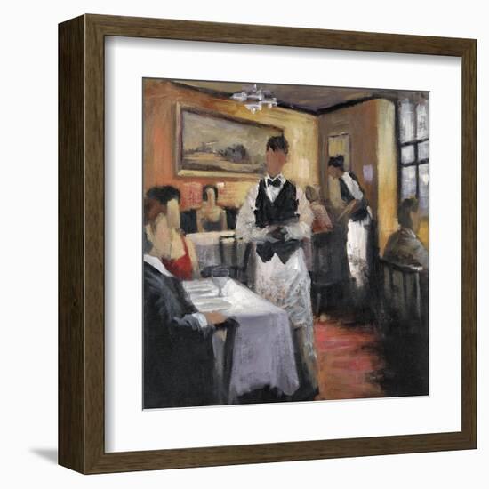 Dinner at Eight 1-Marc Taylor-Framed Art Print