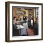 Dinner at Eight 1-Marc Taylor-Framed Art Print