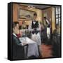 Dinner at Eight 1-Marc Taylor-Framed Stretched Canvas