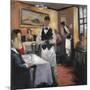 Dinner at Eight 1-Marc Taylor-Mounted Art Print
