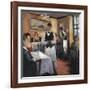 Dinner at Eight 1-Marc Taylor-Framed Art Print