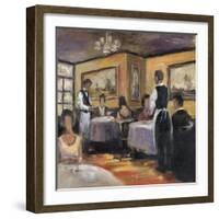 Dinner at Eight 2-Marc Taylor-Framed Art Print