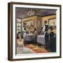 Dinner at Eight 2-Marc Taylor-Framed Art Print