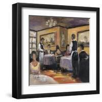 Dinner at Eight 2-Marc Taylor-Framed Art Print