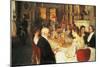 Dinner at Haddo House-Alfred Edward Emslie-Mounted Giclee Print