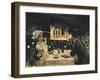 Dinner at Les Ambassadeurs-Jean Béraud-Framed Art Print