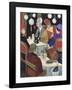 Dinner at Lhardy's-Virginia Ergüín-Framed Giclee Print