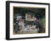 Dinner at the Ambassadors. Painting by Jean Beraud (1849-1935), 20Th Century. Oil on Wood. Dim: 0.3-Jean Beraud-Framed Giclee Print