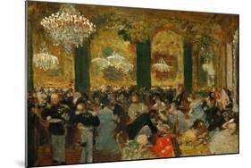 Dinner at the Ball, 1879, after Adolf Von Menzel (1815-1905)-Edgar Degas-Mounted Giclee Print