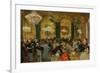 Dinner at the Ball, 1879, after Adolf Von Menzel (1815-1905)-Edgar Degas-Framed Giclee Print