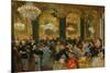 Dinner at the Ball, 1879, after Adolf Von Menzel (1815-1905)-Edgar Degas-Mounted Giclee Print