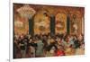 Dinner at the Ball-Edgar Degas-Framed Art Print