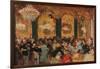 Dinner at the Ball-Edgar Degas-Framed Art Print