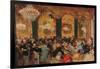 Dinner at the Ball-Edgar Degas-Framed Art Print