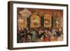 Dinner at the Ball-Edgar Degas-Framed Art Print