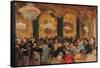 Dinner at the Ball-Edgar Degas-Framed Stretched Canvas