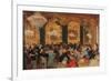 Dinner at the Ball-Edgar Degas-Framed Premium Giclee Print