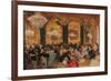 Dinner at the Ball-Edgar Degas-Framed Premium Giclee Print