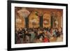 Dinner at the Ball-Edgar Degas-Framed Premium Giclee Print