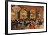 Dinner at the Ball-Edgar Degas-Framed Giclee Print