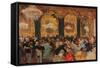 Dinner at the Ball-Edgar Degas-Framed Stretched Canvas