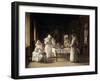 Dinner at the Hospice of Beaune, France, Late 19Th/Early 20th Century-Claude Joseph Bail-Framed Giclee Print