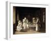 Dinner at the Hospice of Beaune, France, Late 19Th/Early 20th Century-Claude Joseph Bail-Framed Giclee Print