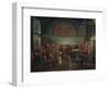 Dinner at the Palace in Honour of an Ambassador, 1720S-Jean-Baptiste Vanmour-Framed Giclee Print