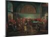 Dinner at the Palace in Honour of an Ambassador, 1720S-Jean-Baptiste Vanmour-Mounted Giclee Print